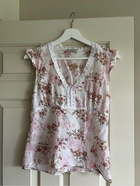 floral lacy blouse